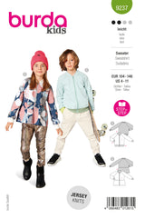 Patron Burda Enfant n°9237 : Sweat