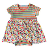 Patron Burda n°9347: Robe avec body bébé