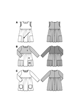 Patron N°9373 Burda : Robe bouffante