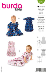 Patron N°9382 Burda : Sacs de couchage enfant