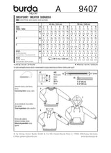 Patron n°9407 : Sweat-shirt