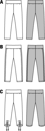 Patron n°9415 : Leggings enfants