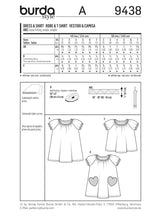 Patron N°9438 : Robe et T-shirt