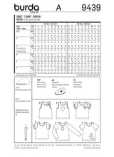 Patron N°9439 : T-shirt