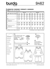 Patron n°9462 : Ensemble pour bébé