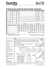 Patron n°9479 : Ensemble bébé