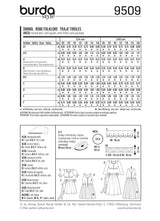 Patron n°9509 : Robe folklore pour fille