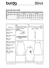 Patron n°9544 : Robe pour fille