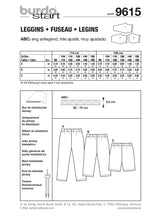 Patron n°9615 : Legging pour enfants