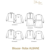 Patron de couture robe ALBANE
