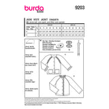 Patron Burda kids n°9203 : Veste