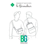 Patron de couture Homme : Banane et sac à dos le Baroudeur