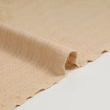 Jersey pointelle 100% coton beige