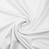 Satin polyester uni Inès blanc