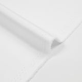 Satin polyester uni Inès blanc