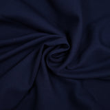 Piqué de laine mélangée bleu marine