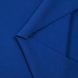 Maille polo coton fin bleu roi