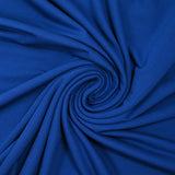 Maille polo coton fin bleu roi