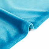 Turquoise very soft velvet jersey