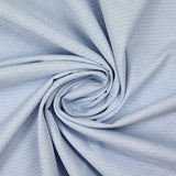 Popeline polycoton fantaisie Gabin bleu