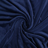 Jersey de velours tout doux bleu marine