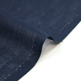 Voile polycoton bleu marine