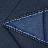 Benjamin popelín jacquard de polialgodón fondo azul diamante