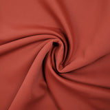 Sergé polyester rouge orangé