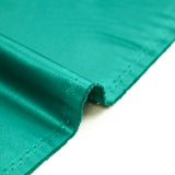 Emerald green satin polyester crepe