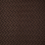 Dentelle polyester chevron marron fond marron