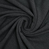 Fine wool blend herringbone anthracite gray
