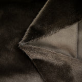 Faux fur Rebecca chocolate