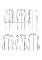 Patron de couture manteau TIGRIS