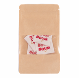 Étiquettes tissées  "Boom boom" x 5