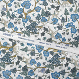 Coton liberty ® Doe a Deer bleu fond blanc au mètre