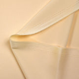 White peach acetate satin-backed crepe