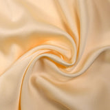 White peach acetate satin-backed crepe