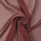 Mousseline de 100% soie unie rouge amarante