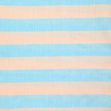 Coton rayé nude et ciel