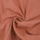 Double gaze de coton terracotta