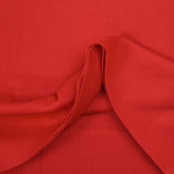 Jersey bord-côte tubulaire lourd rouge
