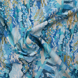 Coton liberty ® Coastal Landscape bleu au mètre