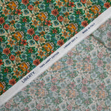 Coton liberty ®  Scotty’s Tiger orange au mètre