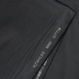 Gray cotton suit fabric