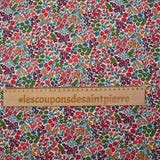 Coton liberty ® Sweet May lie de vin au mètre
