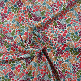 Coton liberty ® Sweet May lie de vin au mètre
