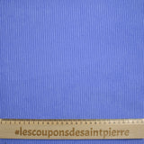 Lavender blue ribbed polyester velvet