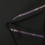 Tissu tailleur 100% laine Super 110's noir