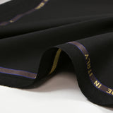 Tissu tailleur 100% laine Super 110's noir