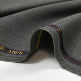Tissu tailleur 100% laine Super 110's gris chiné